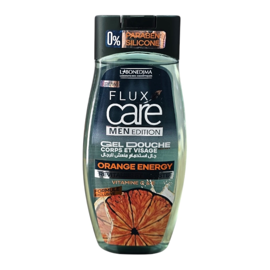 جل الاستحمام فلوكس كير للرجال إصدار أورانج إنيرجي