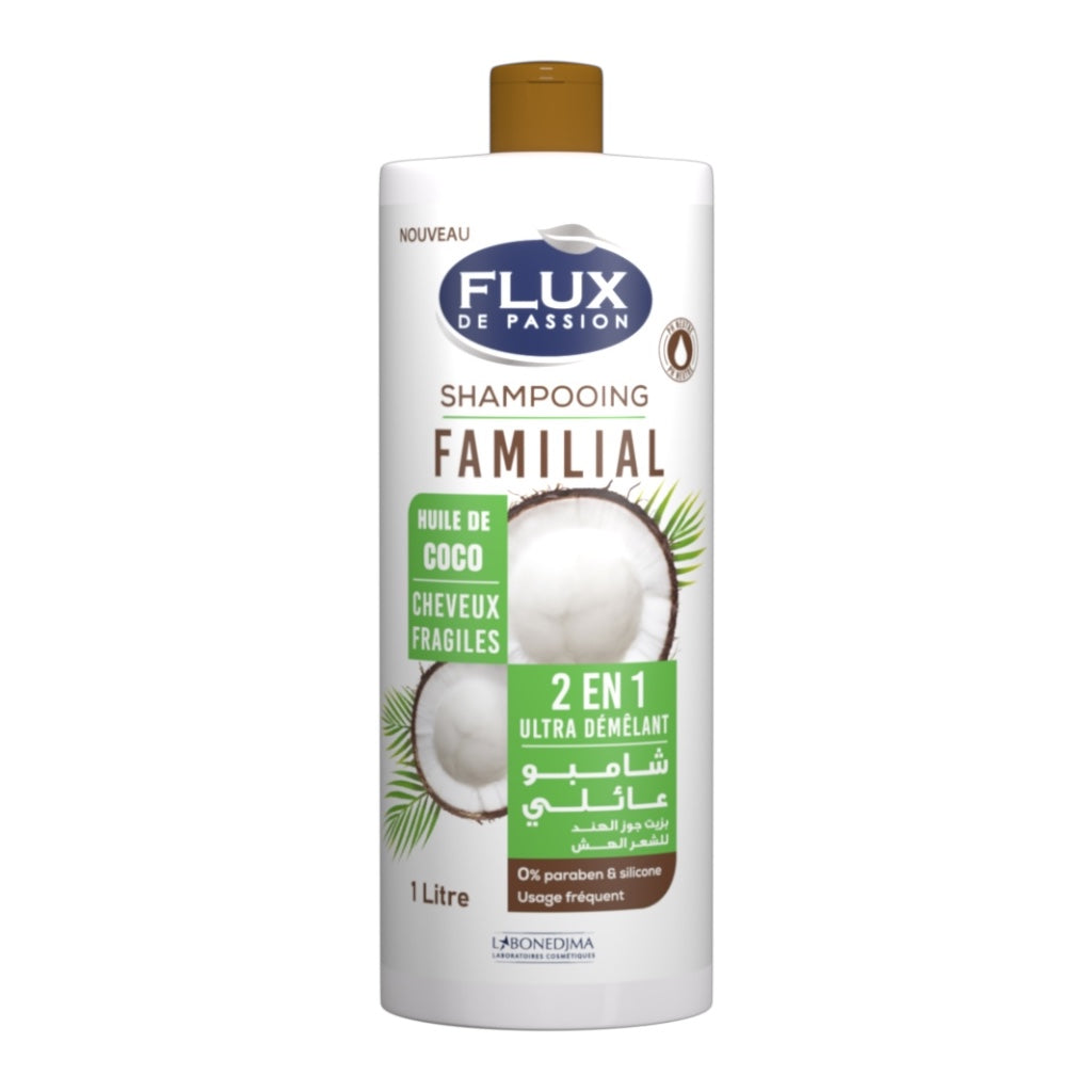 شامبو Passion Flow العائلي بزيت جوز الهند