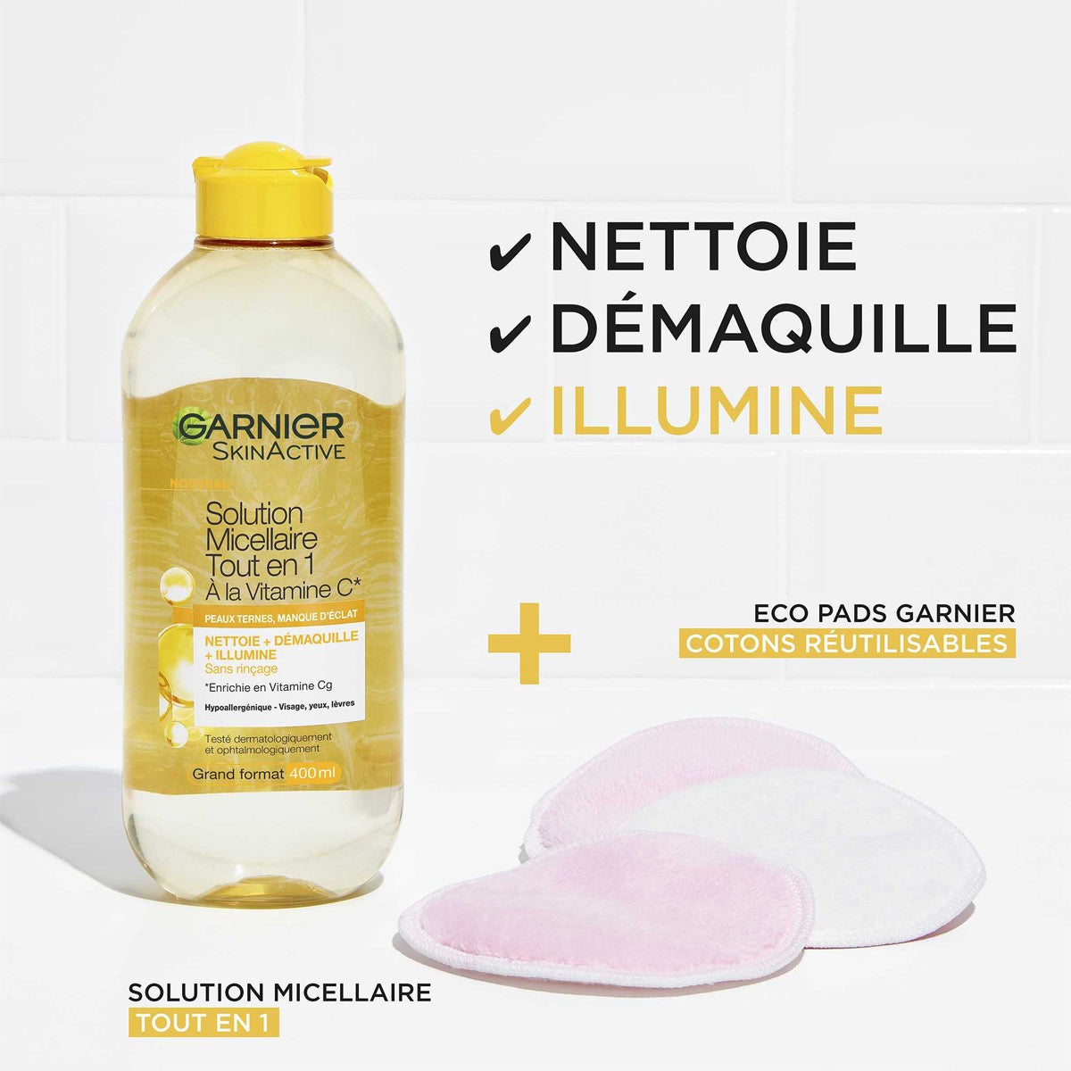 Garnier Eau Micellaire Skinactive - Vitamine C Peaux Ternes
