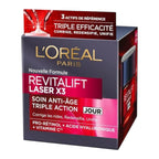 كريم لوريال باريس ريفيتاليفت ليزر إكس 3 ثلاثي المفعول لمكافحة علامات تقدم السن، كريم نهاري