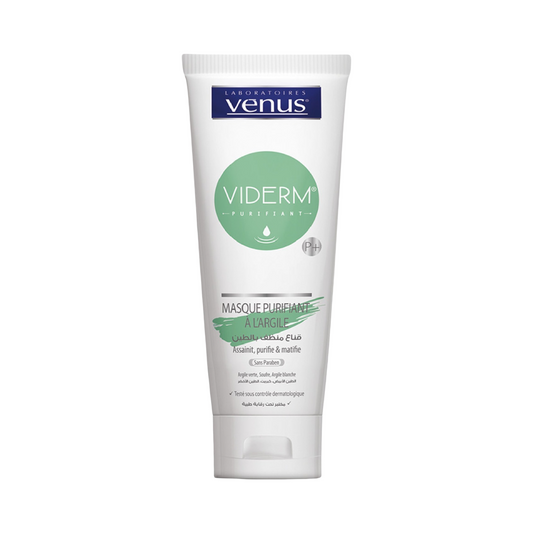 Venus Viderm Masque Purifiant Argile Blanche Peaux Mixtes à Grasses