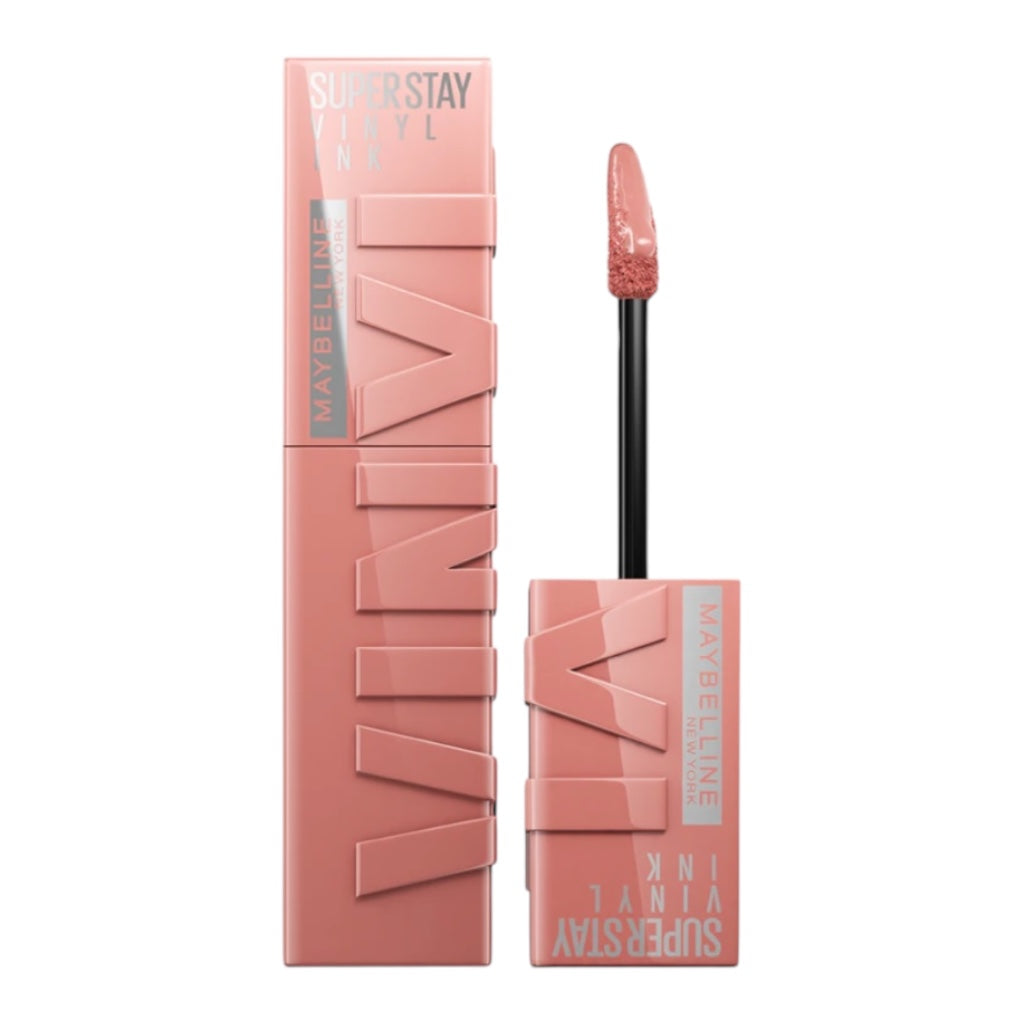 أحمر شفاه سائل يدوم طويلاً من مايبيلين نيويورك سوبر ستاي فينيل إنك