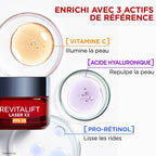 كريم النهار ريفايتاليفت ليزر X3 تريبل أكشن المضاد للشيخوخة بعامل حماية من الشمس 25 من لوريال باريس