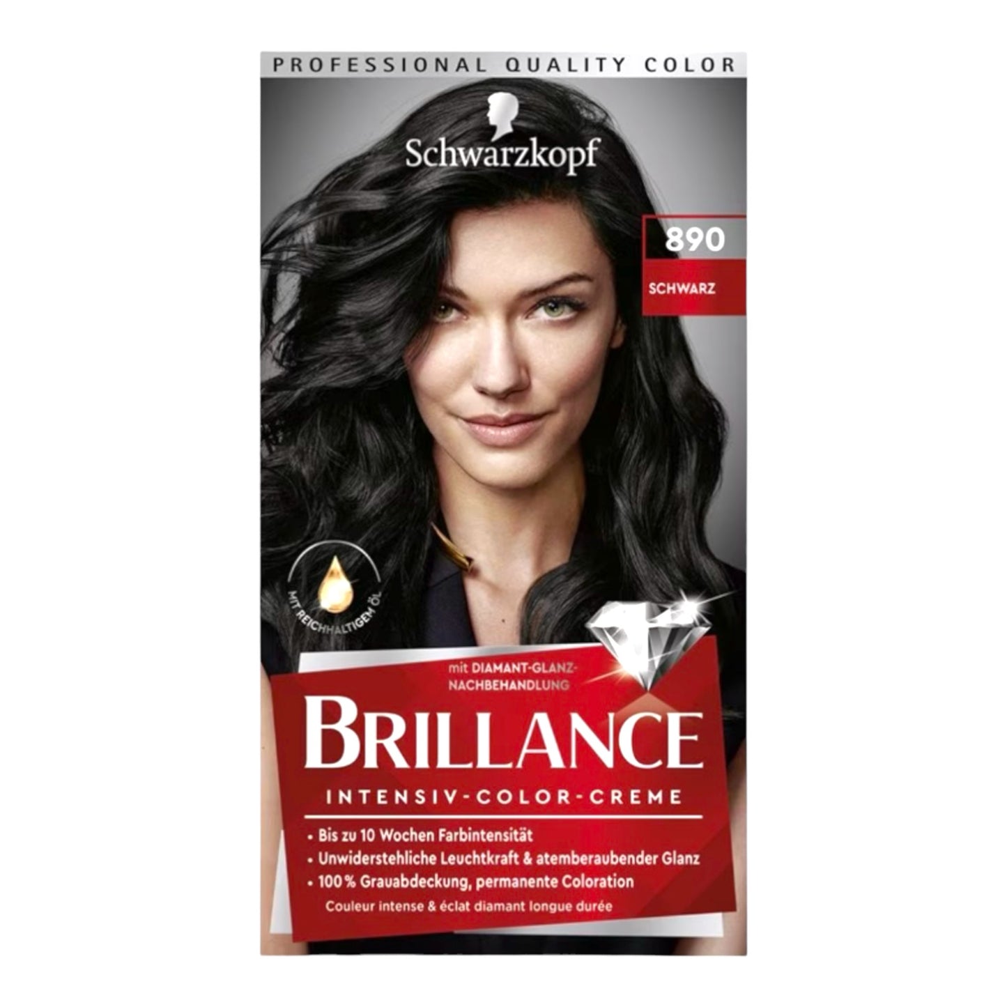 Schwarzkopf Brillance Coloration Cheveux Permanente Intense