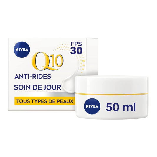 NIVEA Q10 Power Soin de Jour Anti-Rides +Fermeté FPS15