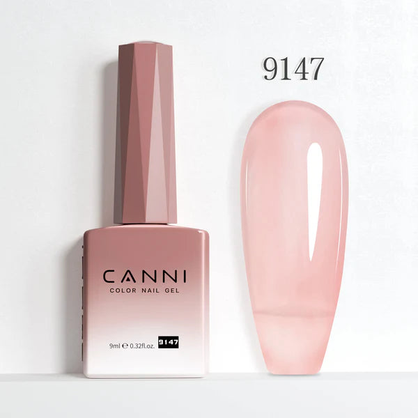 Canni Vernis À Ongles Cc7 Gel Semi-Permanent 24 Couleurs Soak Off Color Uv & Led Gel Polish 9Ml