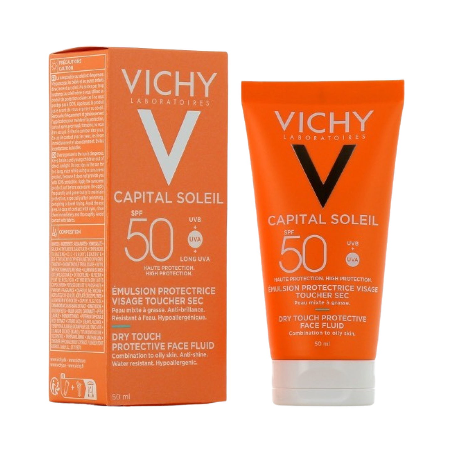 Vichy Capital Soleil Émulsion solaire hypoallergénique pour le visage