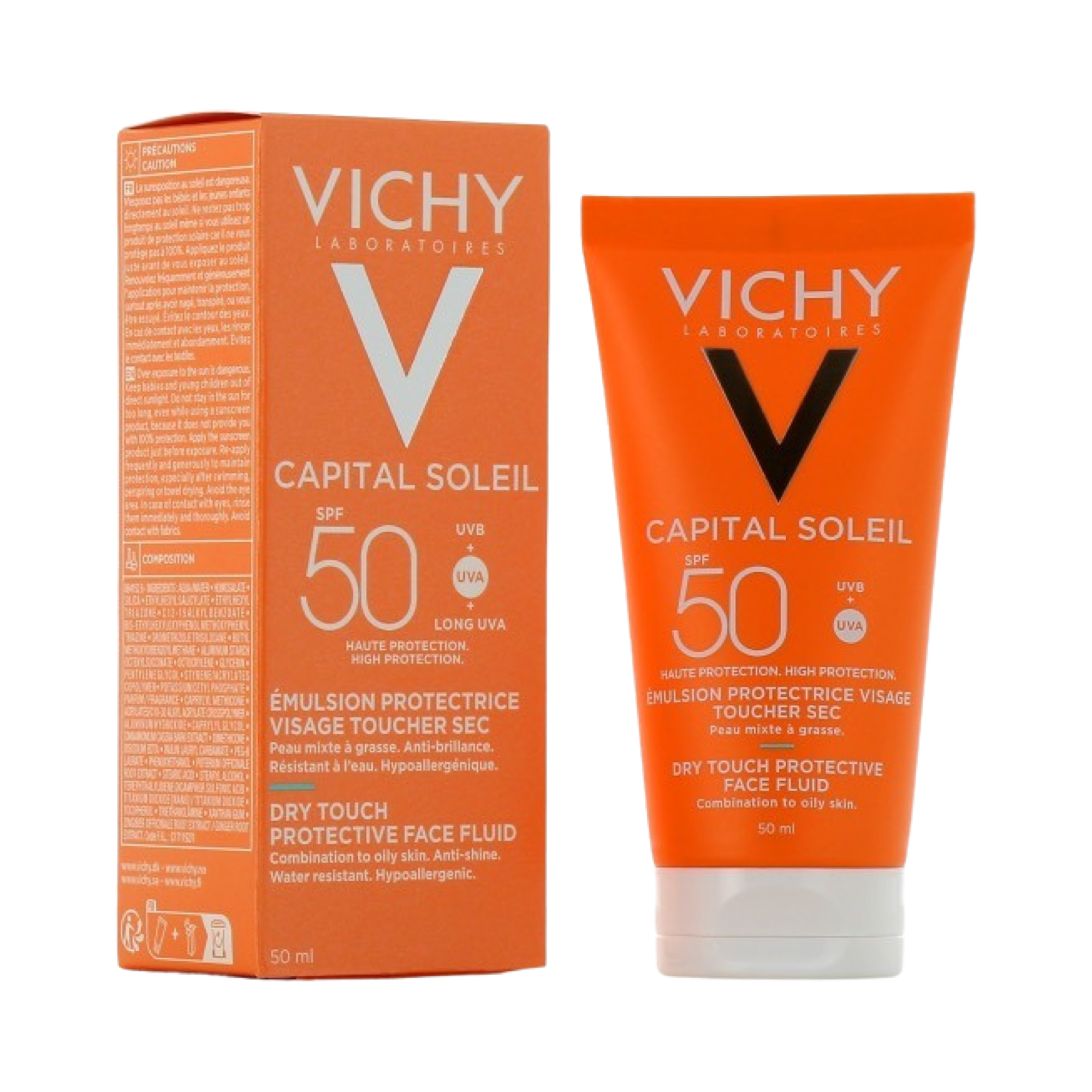 Vichy Capital Soleil Crème Solaire Émulsion Solaire Hypoallergénique