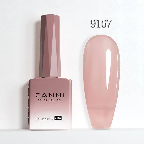 Canni Vernis À Ongles Cc7 Gel Semi-Permanent 24 Couleurs Soak Off Color Uv & Led Gel Polish 9Ml