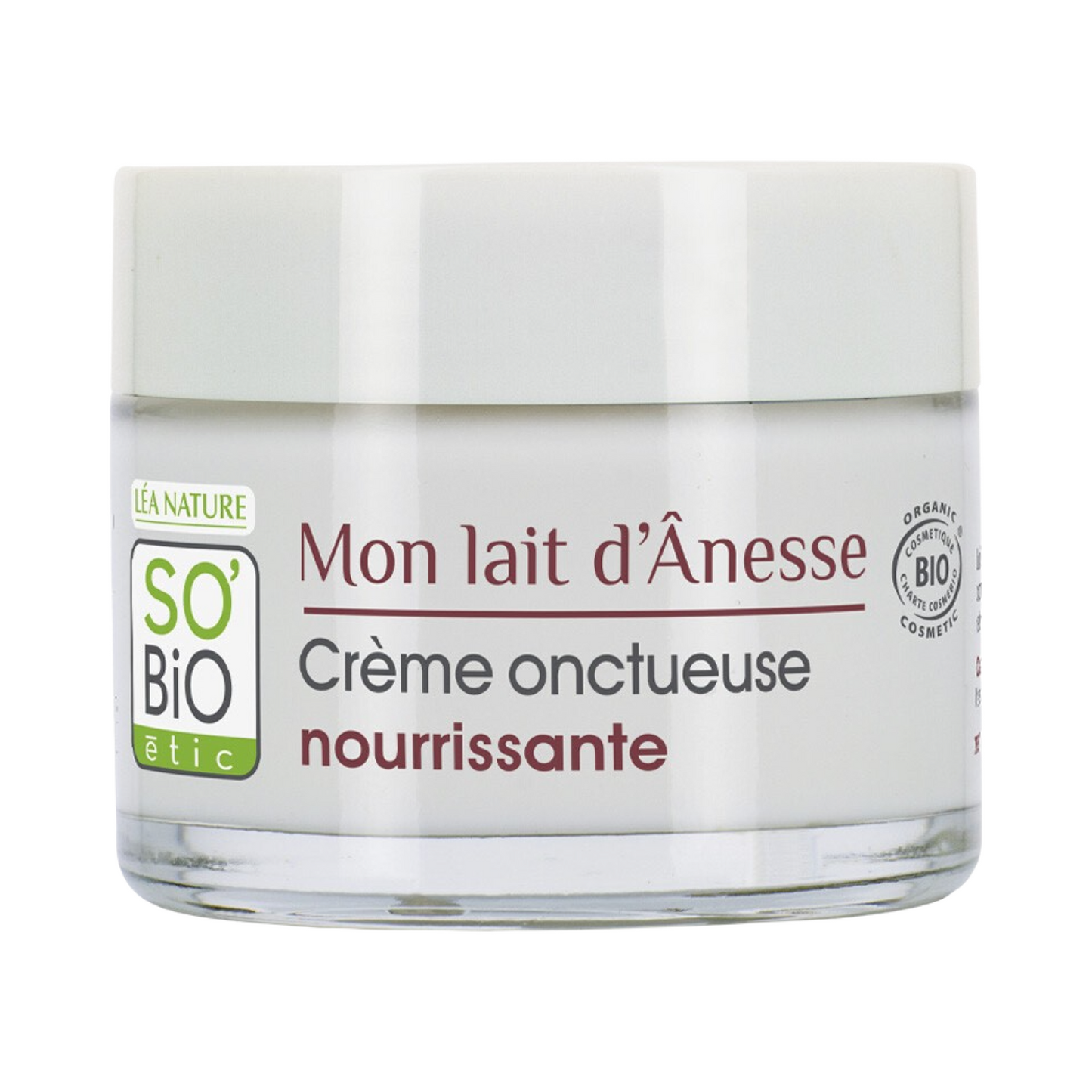 So'Bio Étic Mon Lait D'Ânesse Crème Onctueuse Nourrissante Peaux Sèches À Très Sèches Pot