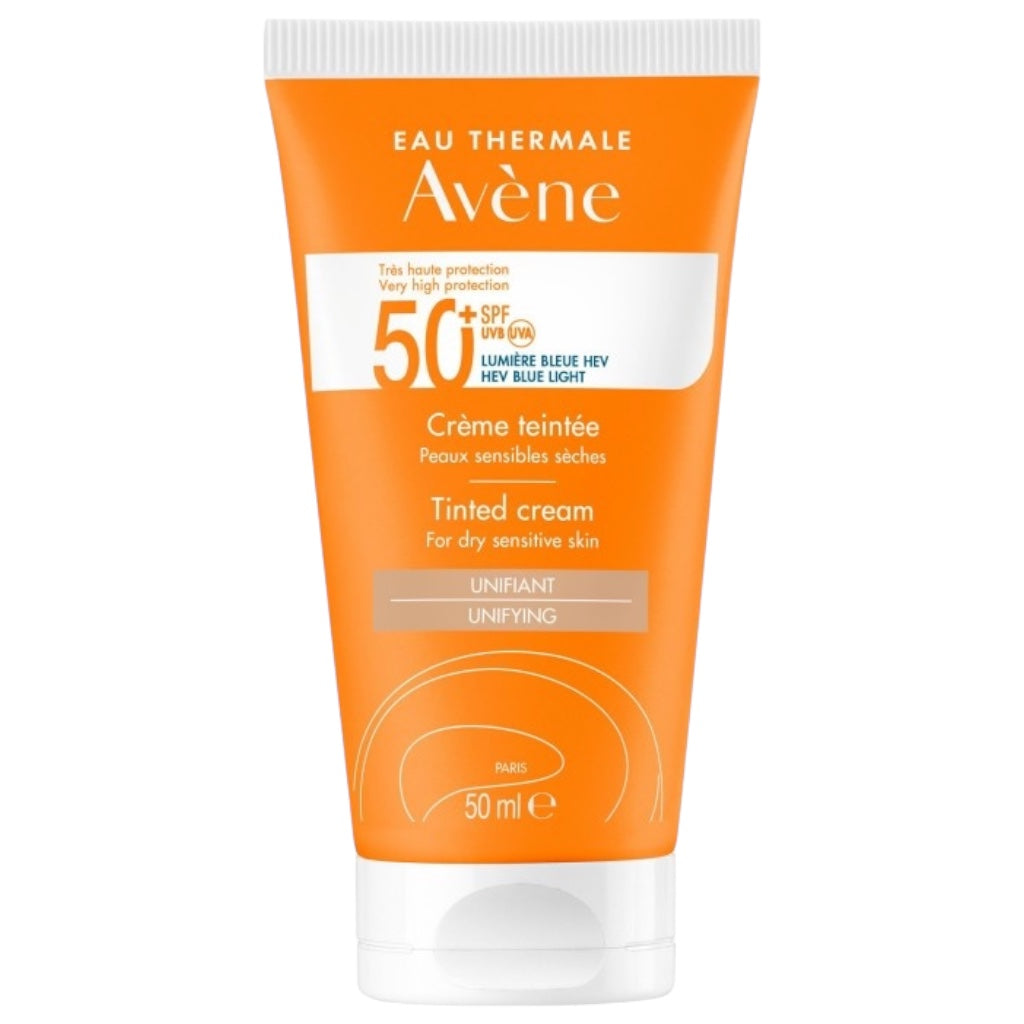 Avène Crème Solaire Teintée Spf50+ Visage, Peaux Sensibles Et Sèches