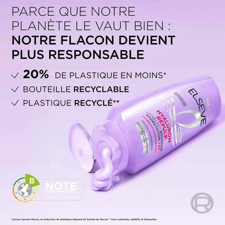 لوريال باريس Elseve Hyaluron Repulp Detangling-Hydra Fixing 48H غني بحمض الهيالورونيك