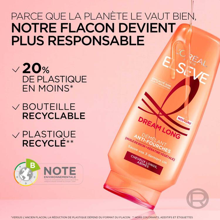 L'Oréal Paris Elseve Après Shampoing Dream Long Huile De Ricin