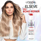 سيروم Elseve Pro Bond Repair الذي يُترك على الشعر لإصلاح الشعر التالف والمُجهد