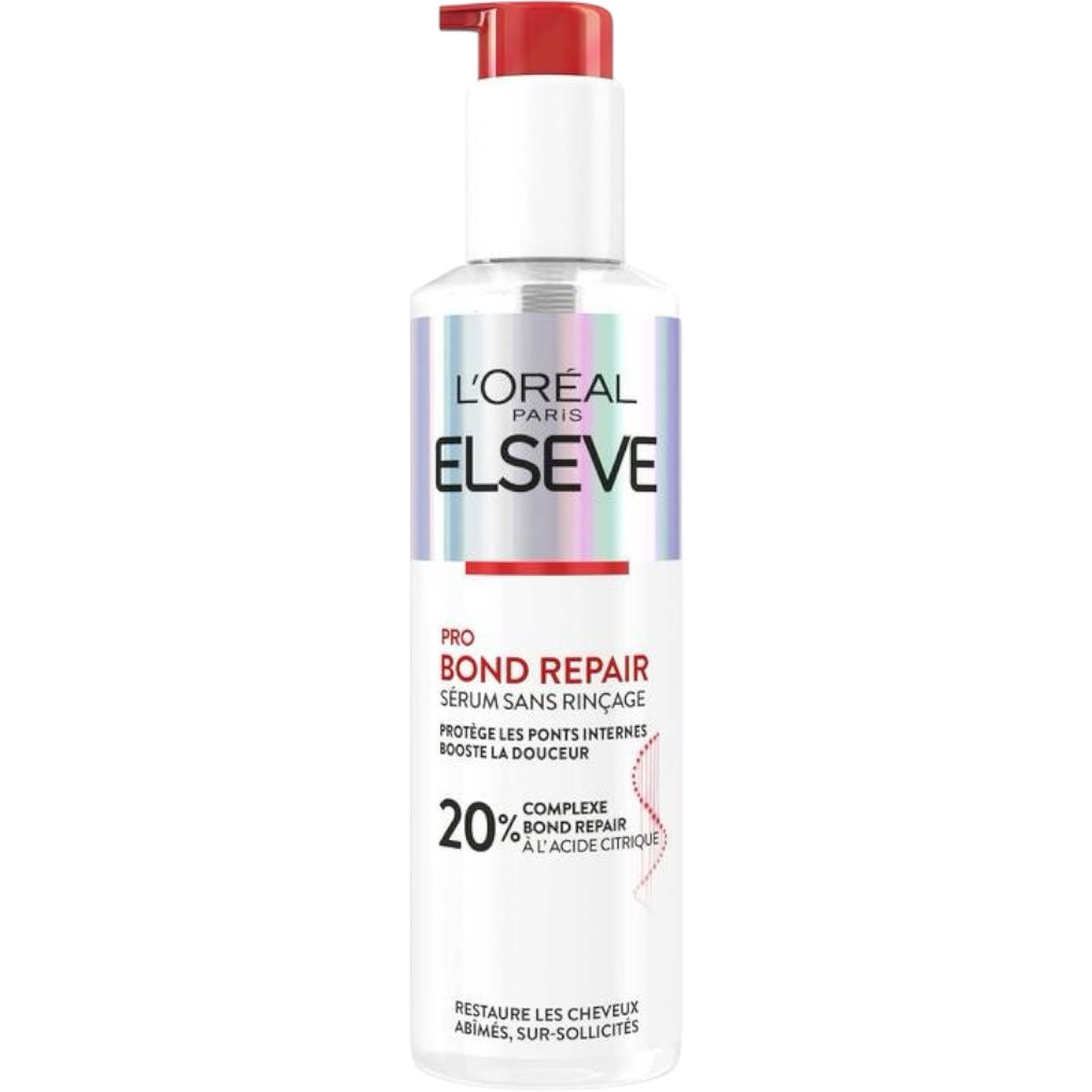 سيروم Elseve Pro Bond Repair الذي يُترك على الشعر لإصلاح الشعر التالف والمُجهد