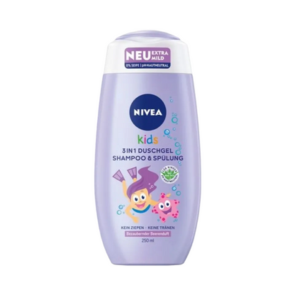 Nivea Kids Girl gel de douche et shampoing 2 en 1 pour enfant