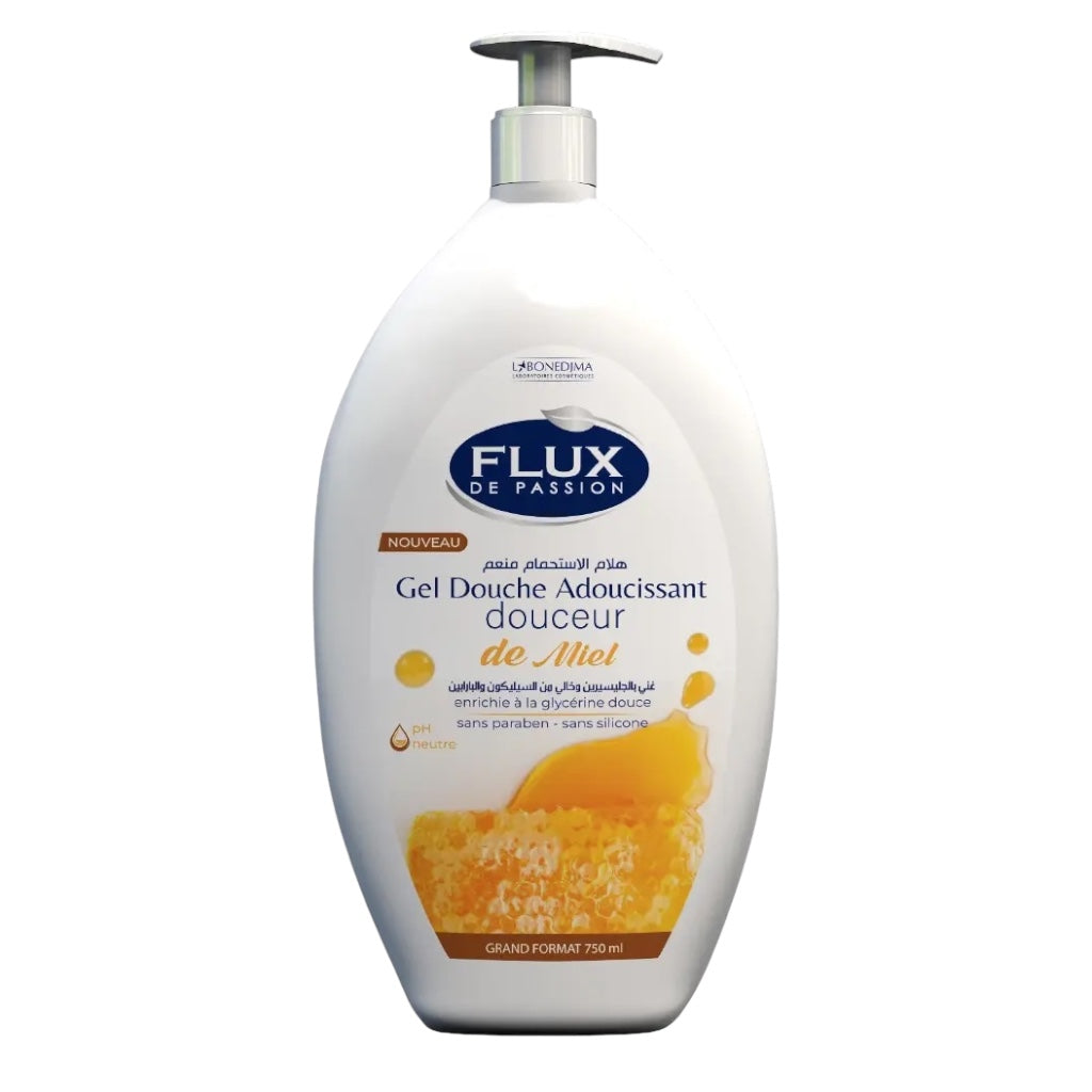 Flux De Passion Gel Douche Adoucissant Douceur De Miel