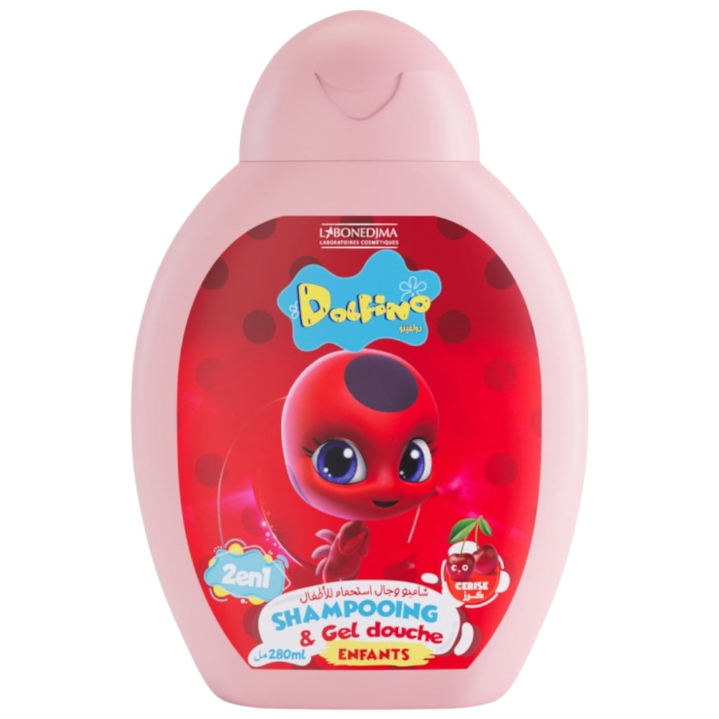 شامبو دولفينو ميراكيولوس شيري 2 في 1 للأطفال
