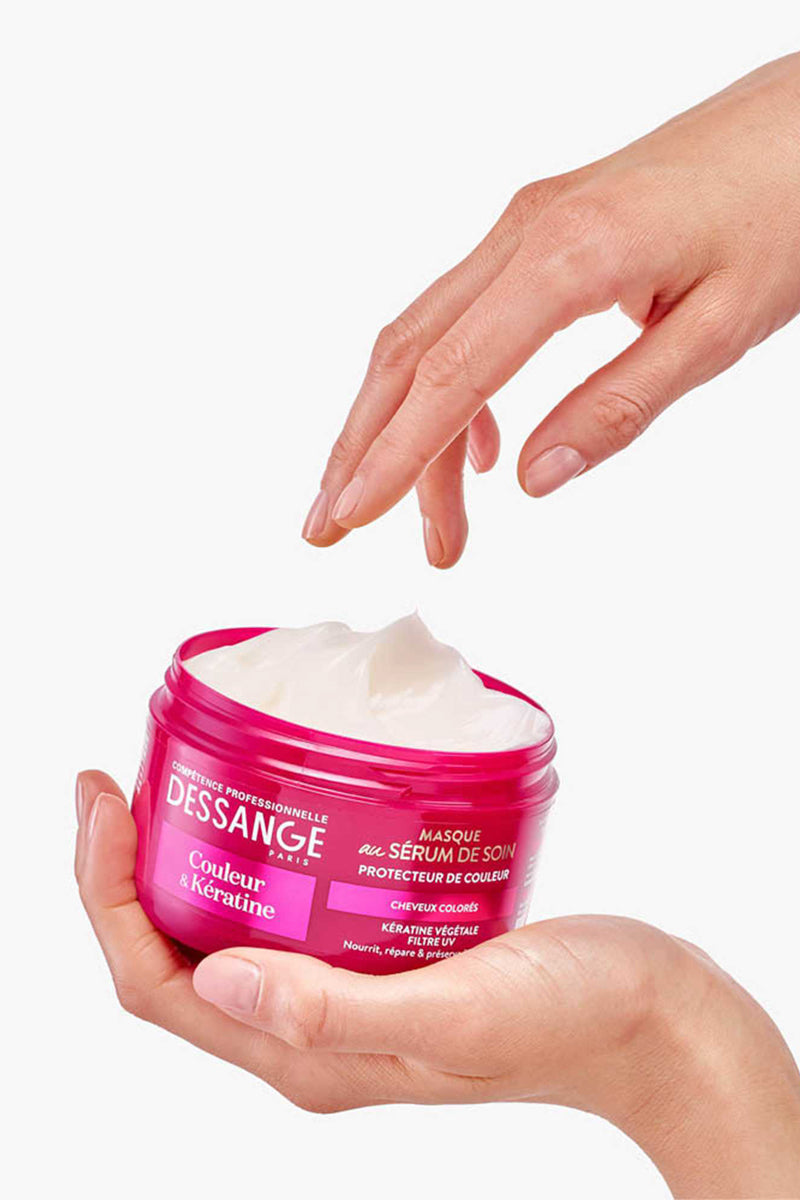 قناع الشعر من ديسانج، سيروم العناية الوقائية، اللون والكيراتين - للشعر المصبوغ