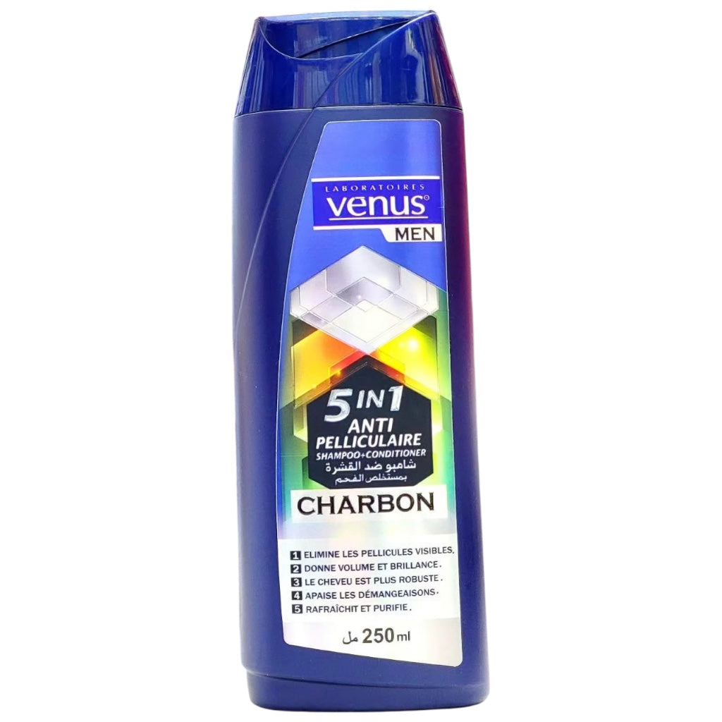 شامبو فينوس مين 5 في 1 المضاد للقشرة بالفحم