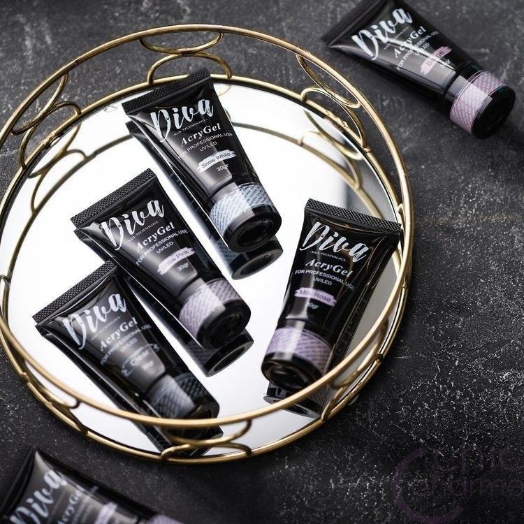 تقنية ديفا للأظافر جل أكريليك أكريلجيل