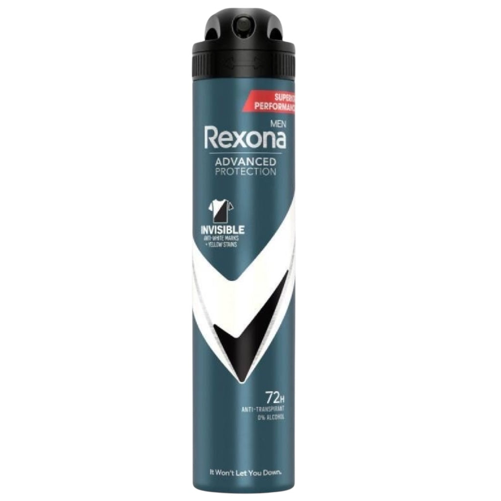 Rexona Déodorant Homme Anti-Transpirant Invisible Black+ White