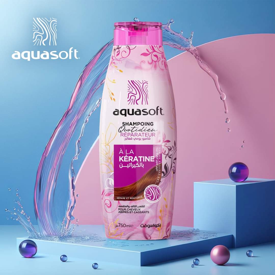 شامبو الكيراتين لإصلاح الشعر التالف والمتقصف