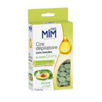 حبيبات شمع إزالة الشعر بدون شرائح للجسم والوجه بنكهة الأفوكادو