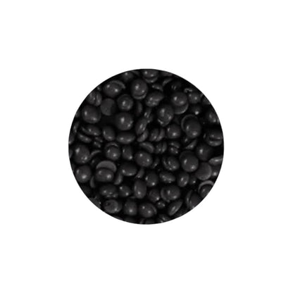 Cire Dépilatoire Sans Bandes en Forme Grains Corps Visage Black Charbon