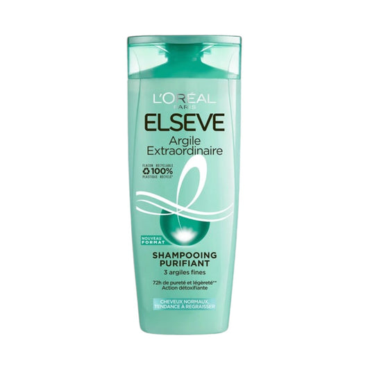 Elseve Shampoing Argile Extraordinaire Purifiant Pour Cheveux Gras