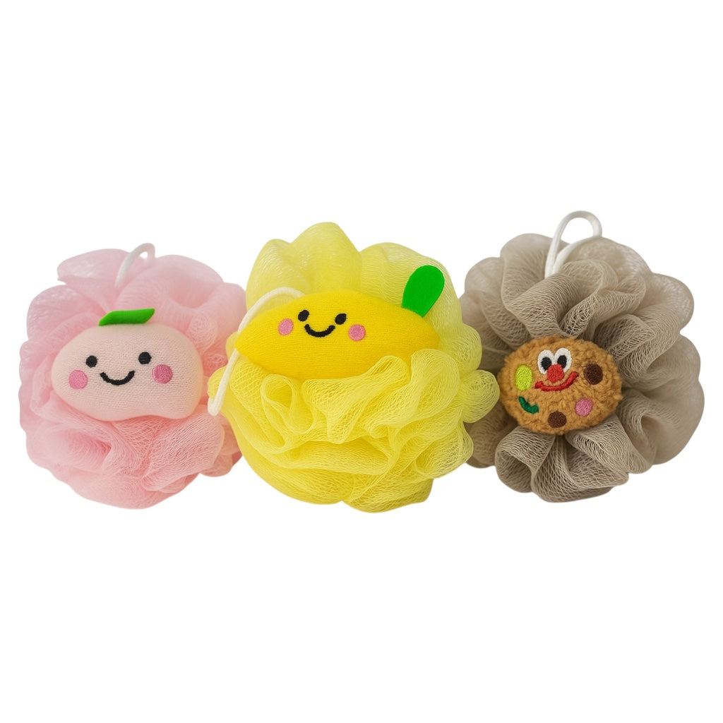 إسفنجة استحمام الطفل، ربطة شعر الطفل، كرة الاستحمام