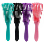 Brosse Anti-Nœuds Yaowithsu Peigne Démêlant 8 Griffes Pour Cheveux Secs Ou Mouillés