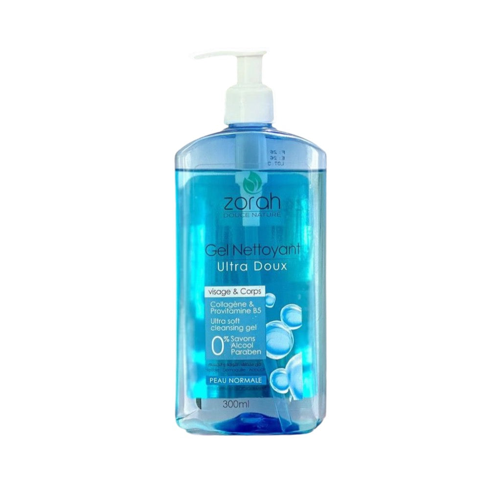 جل التنظيف الطبيعي من زورا دوس، كولاجين وبروفيتامين ب5، صابون خالٍ من الكحول والبارابين