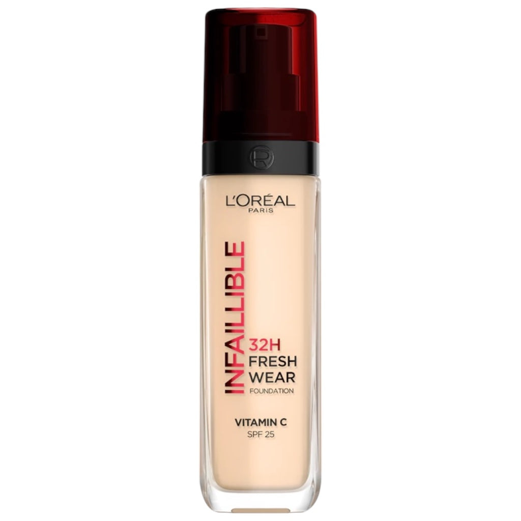 كريم أساس سائل إنفاليبل فريش وير طويل الأمد من لوريال باريس، يدوم حتى 32 ساعة