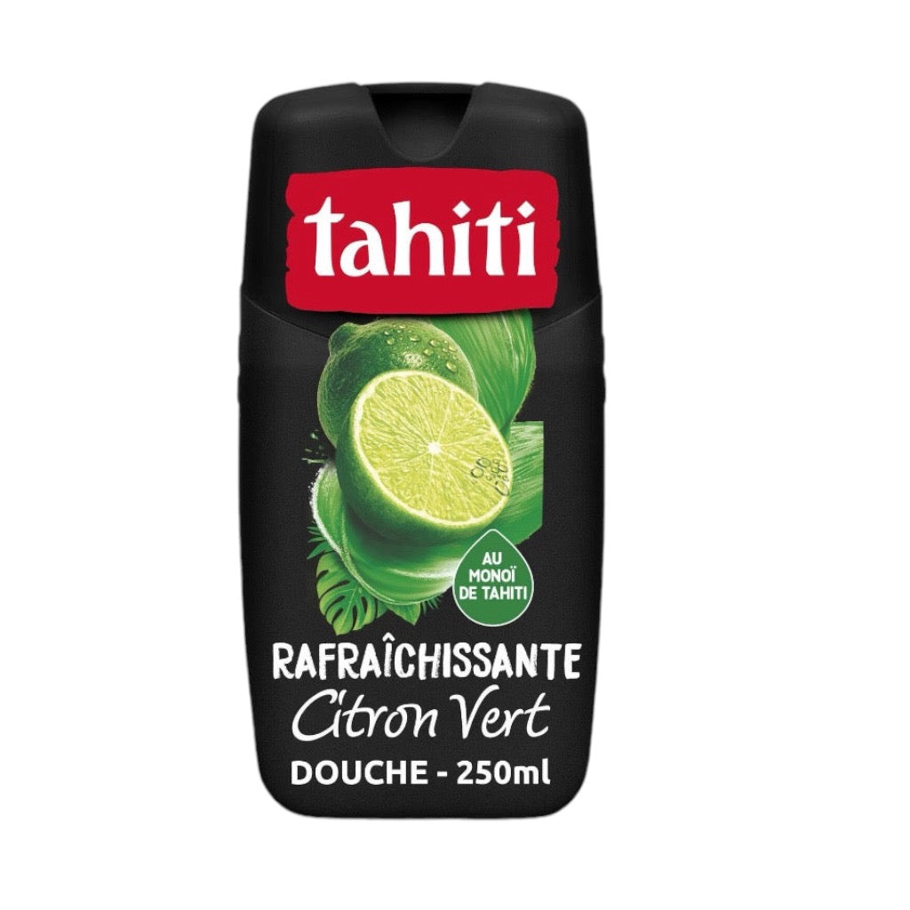 جل الاستحمام المنعش برائحة الليمون التاهيتي، غني بـ 100% من المونوي التاهيتي الطبيعي