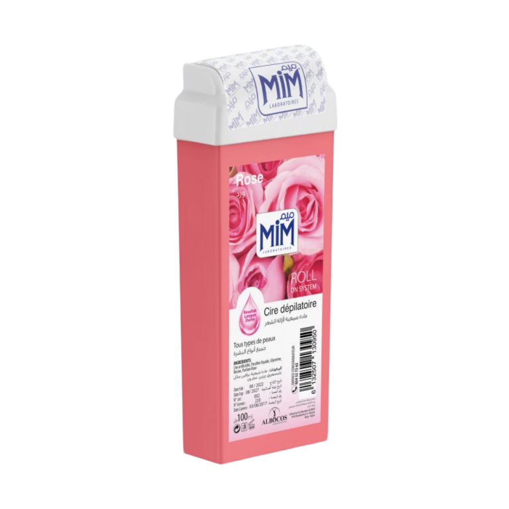 شمع ميم رول أون لإزالة الشعر لجميع أنواع البشرة باللون الوردي