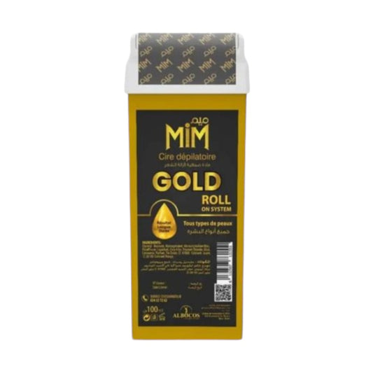 Mim Roll On System Cartouche Cire Dépilatoire Tous Types De Peaux Gold