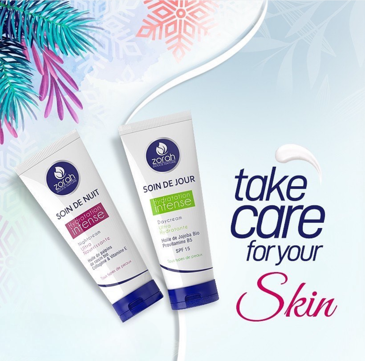 كريم زورا الليلي المغذي للغاية بزيت الجريب فروت العضوي والكولاجين وفيتامين هـ لجميع أنواع البشرة