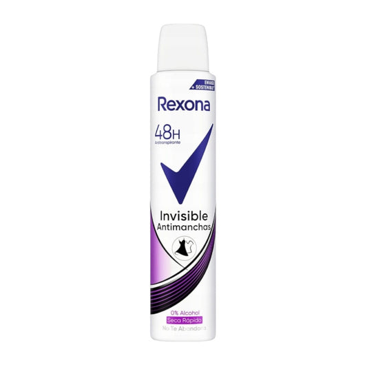 Rexona Déodorant 48h Anti-transpirante Invisible Antiman chas 0%Alcohol