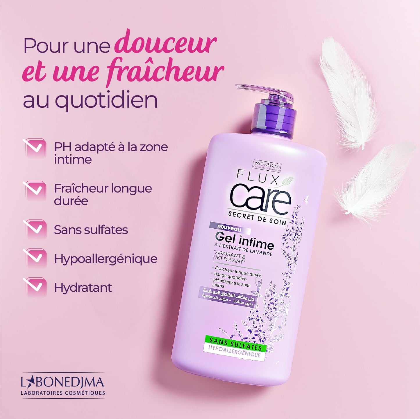 Flux Care Secret De Soin Gel Intime À L'extrait De Lavande