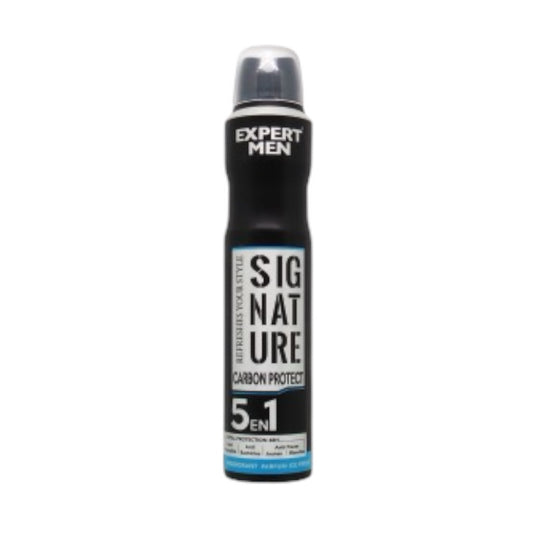 Expert men Déodorant Signature Carbon Protect 5en1