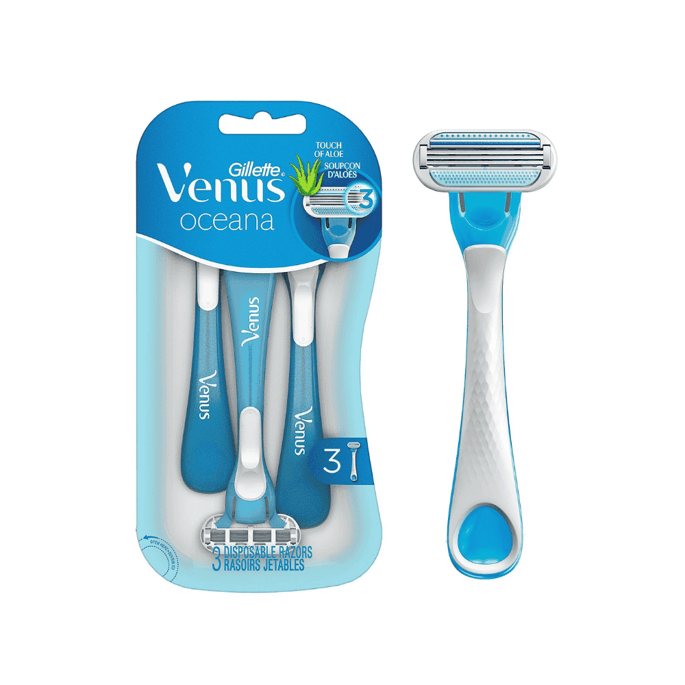 Gillette Venus Oceana – Rasoirs Jetables 3 Lames (Lot De 3)
