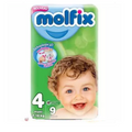 Molfix Couches Taille 4 (7Kg-18Kg) 9 Couches Bébé