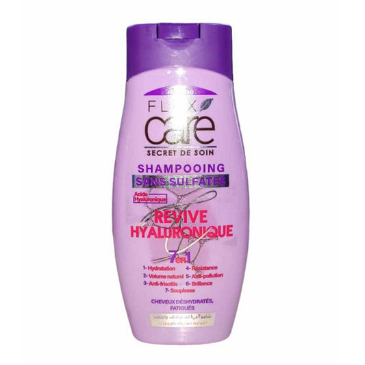 Flux Care Shampoing  Sans Sulfates Revive Hyaluronique 7en1 Cheveux Déshydratés Fatigués