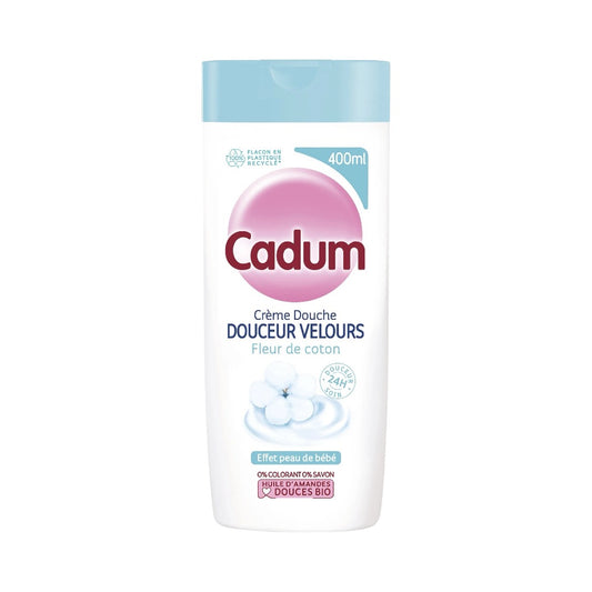 Cadum Crème Douche Douceur Velours Fleur de Coton