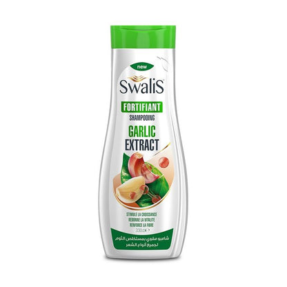 SwaliS Garlic Extract Shampooing Fortifiant À l'Ail Pour Tous Types De Cheveux