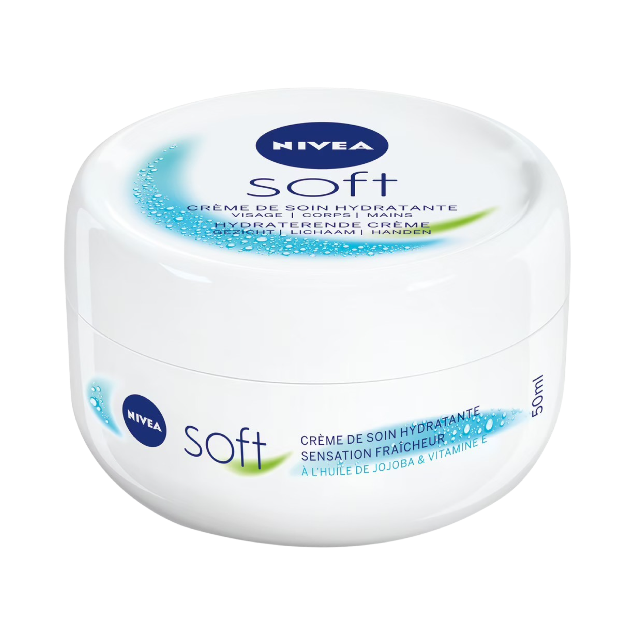 Nivea Soft Crème Visage Corps Et Mains Multi-Usage Hydratante