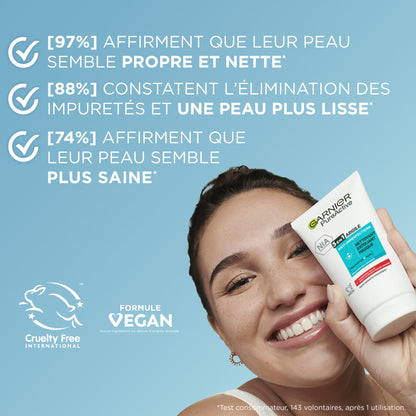 Garnier Pure Active Nettoyant 3en1 Argile Anti-Imperfections