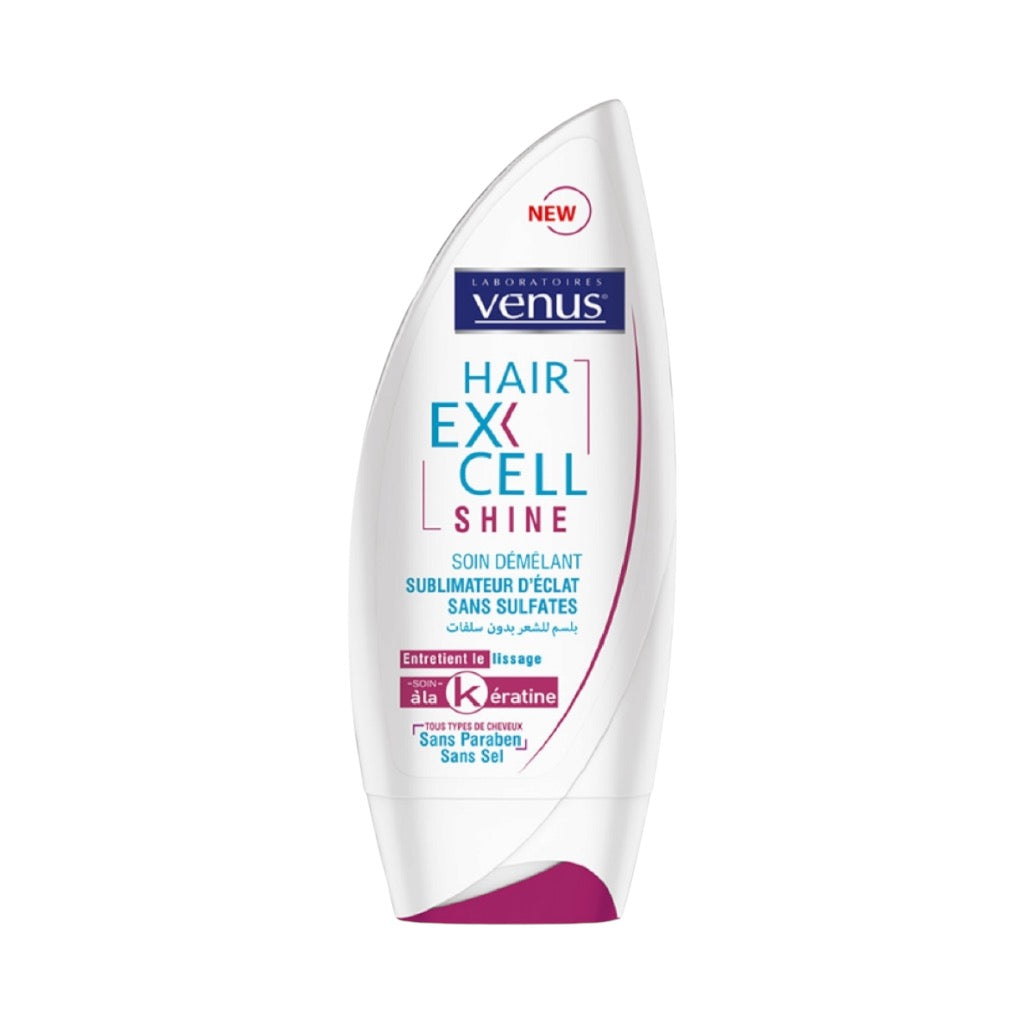 فينوس هير إكسلك شاين علاج خالٍ من الكبريتات لتعزيز اللمعان وفك التشابك