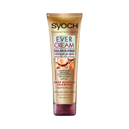 SYOCH EVER CREAM SULFATE/FREE SHAMPOOING SANS SULFATE A L'HUILE D'ABRICOT DEEP NOURISH SHAMPOO